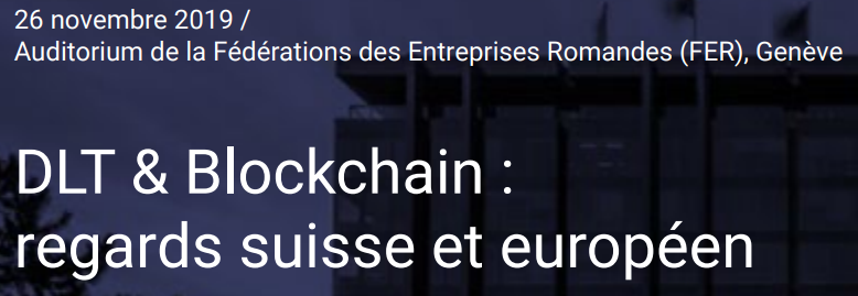 DLT et Blockchain regards suisse et européen AEDBF
